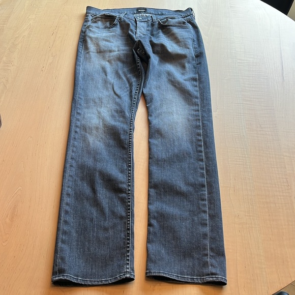 HUDSON Byron Five Pocket Straight Button Fly Jeans - Picture 4 of 13